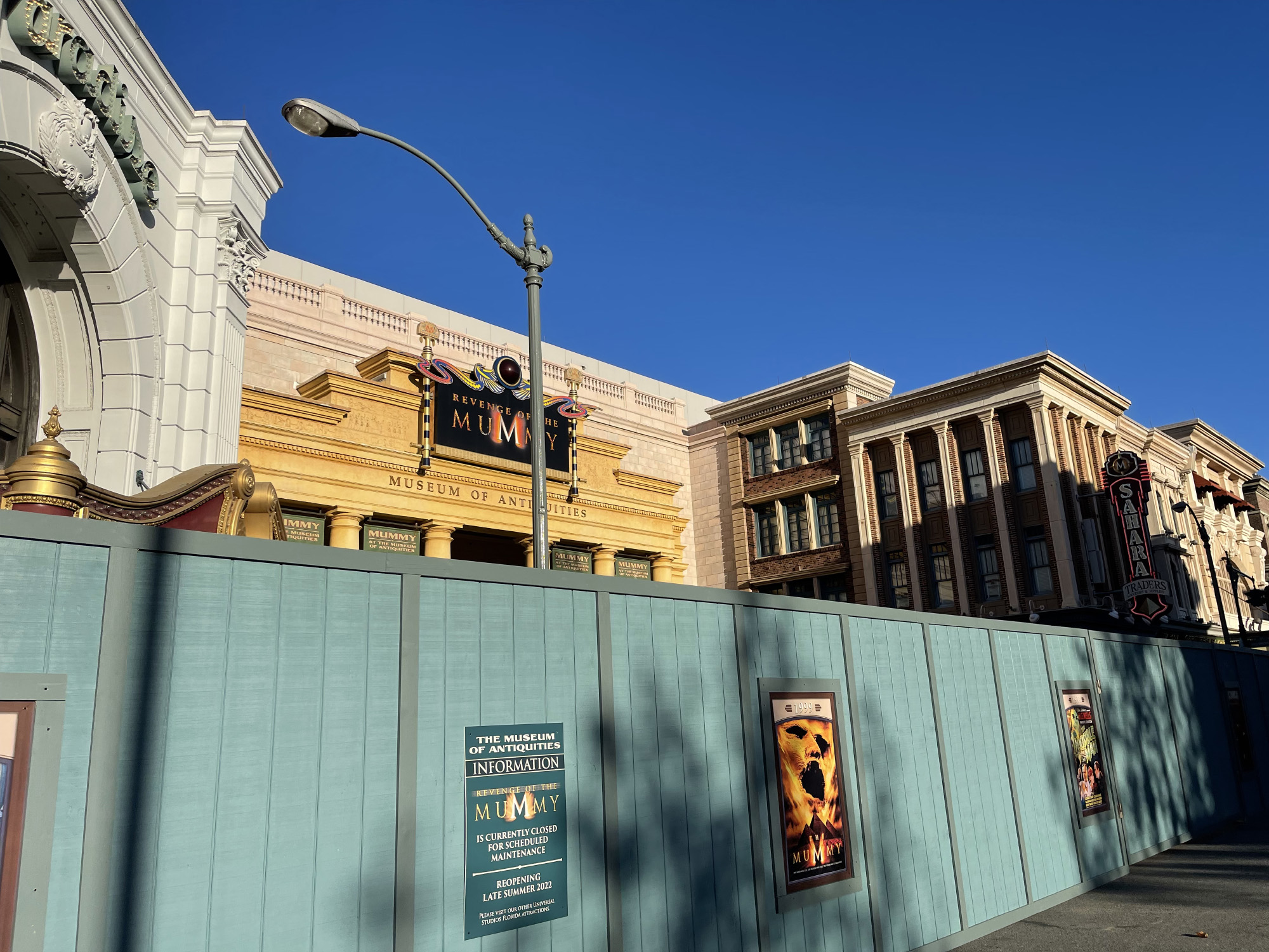 Revenge Of The Mummy Officially Closes For Refurbishment Set To Reopen 