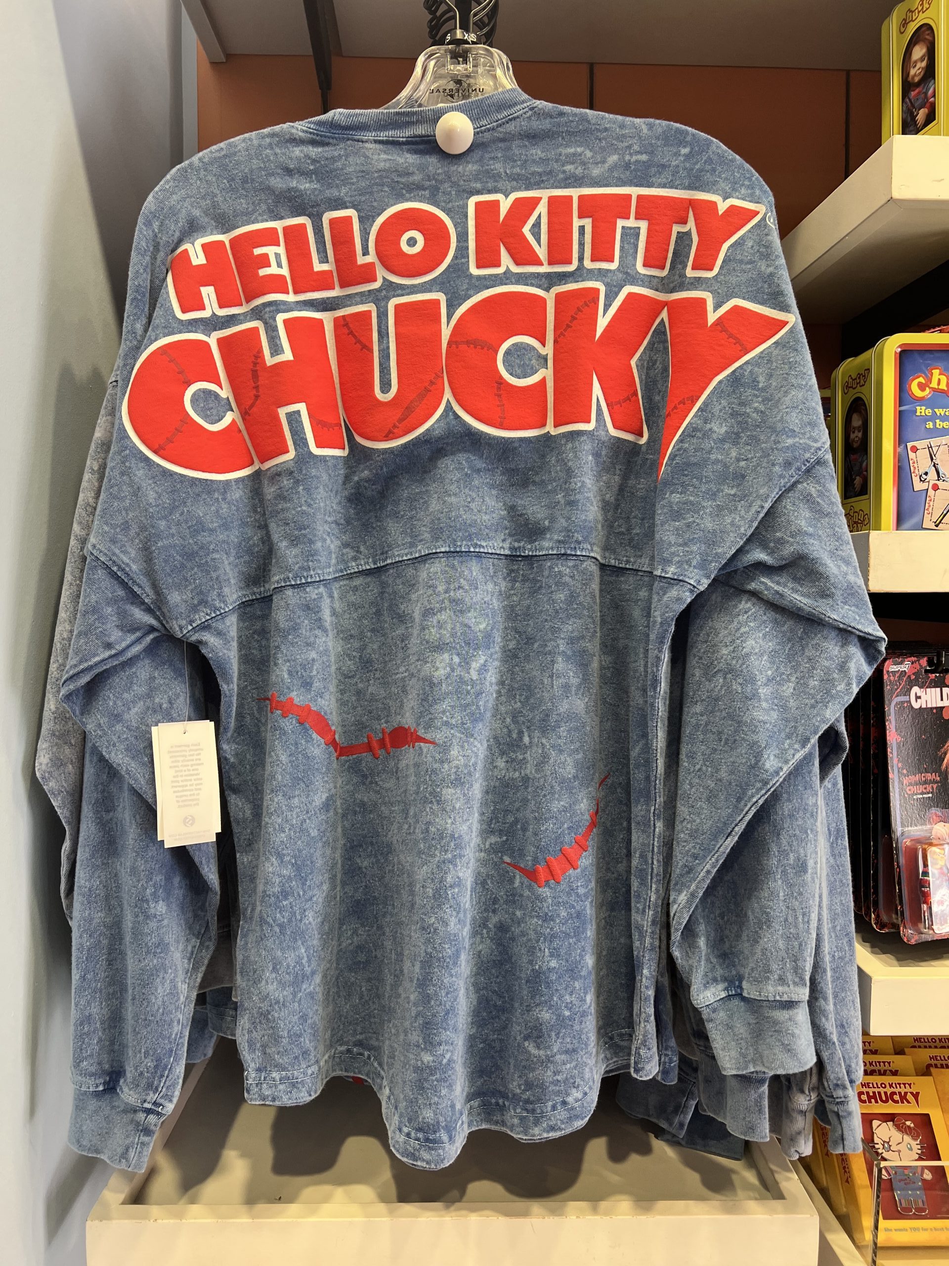 Inside Universal on X: Hello Kitty Chucky merch has arrived to Universal  Studios Florida. That's one heck of a tag team… @UniversalORL  @HorrorNightsORL  / X