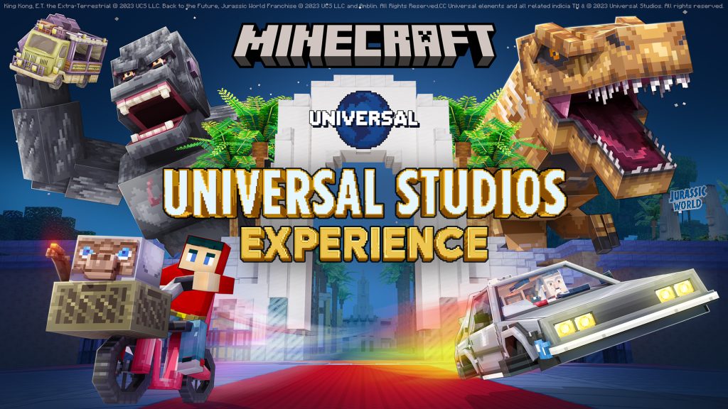 All-New Universal Studios theme park experience DLC comes to Minecraft ...