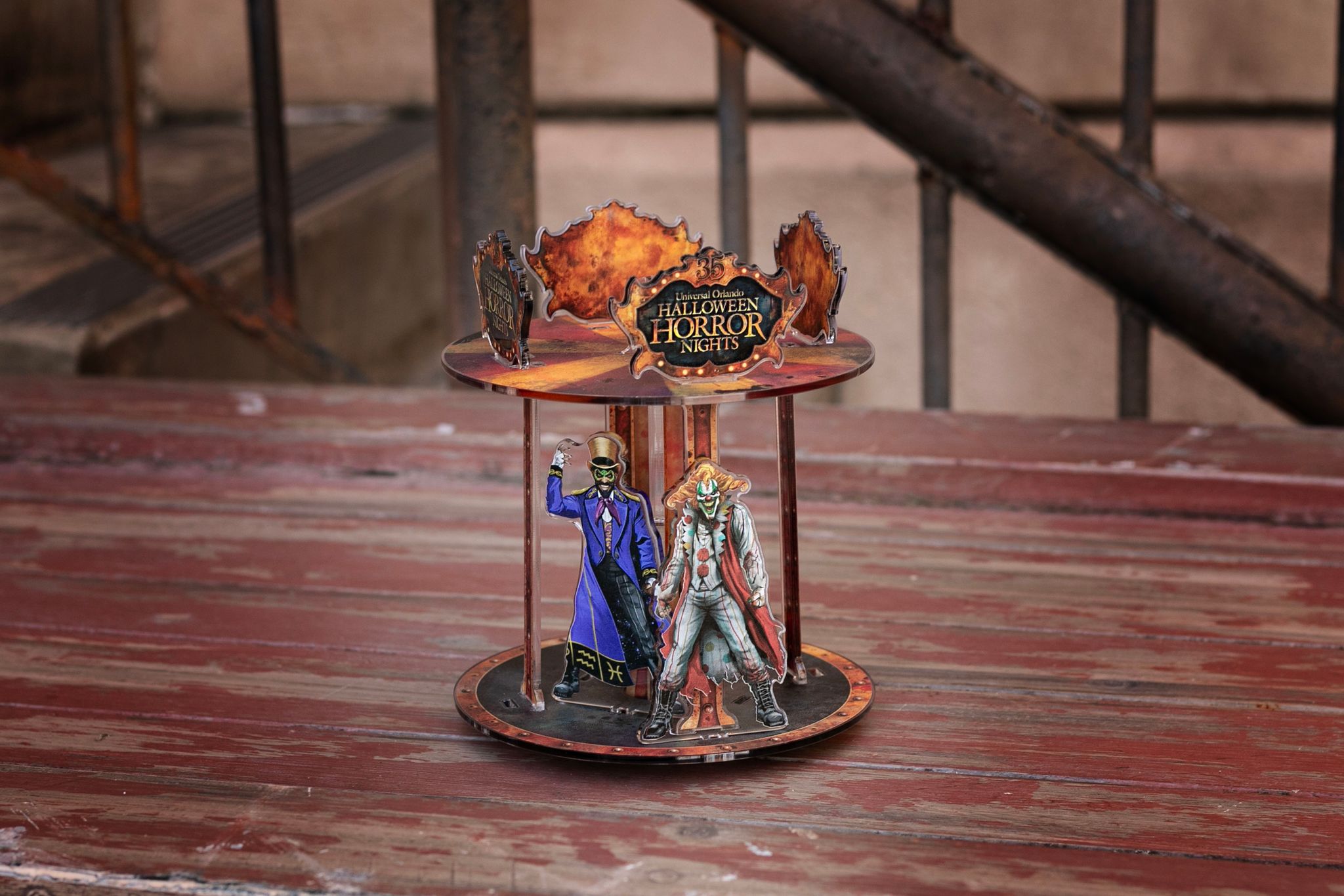 Halloween Horror Nights Collectible Acrylic Carousel Figures